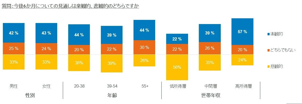 今後6ヶ月についての見通し