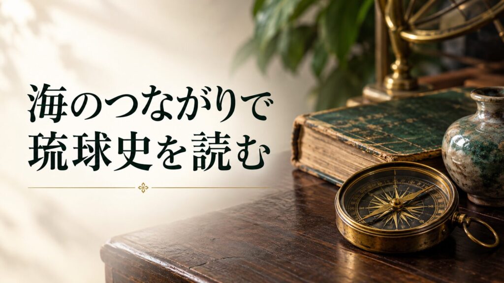 海のつながりで琉球史を読む。記事テーマを表す写真風の表紙