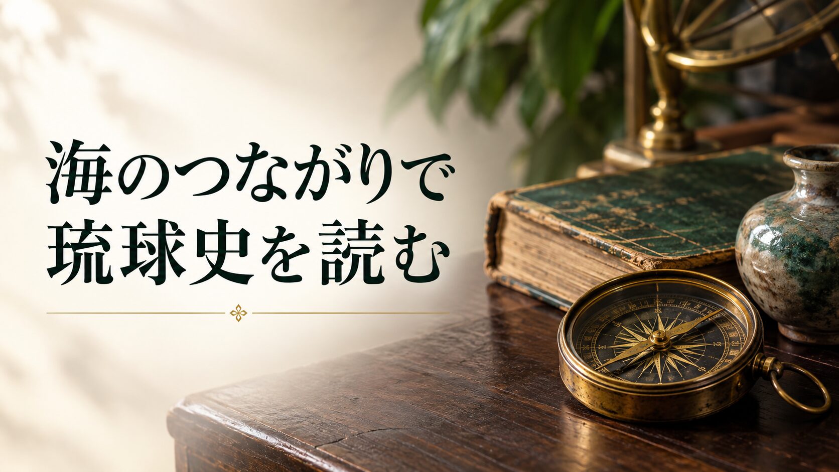 海のつながりで琉球史を読む。記事テーマを表す写真風の表紙