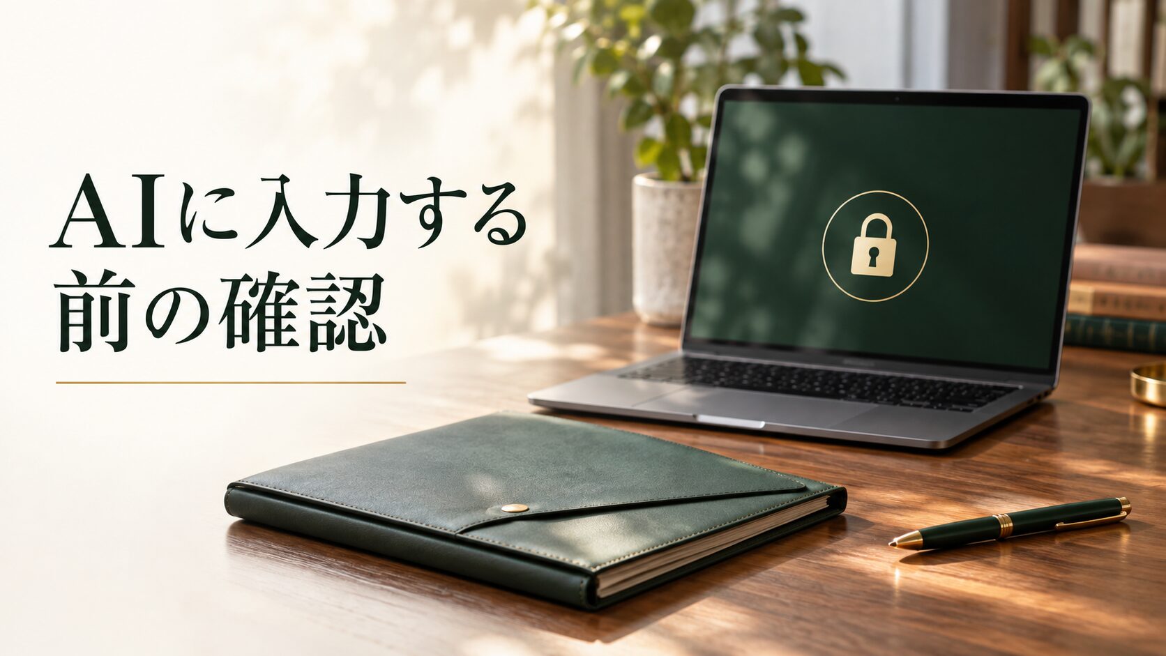AIに入力する前の確認。記事テーマを表す写真風の表紙